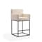 Manhattan Comfort Ambassador Barstool in Cream and Black, PK2 2-BS017-CR - alternate 2